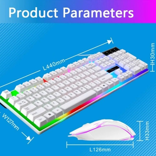 Light up Keyboard and Mouse Set