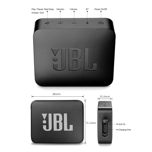 JBL Wireless Bluetooth Speaker IPX7 Waterproof With Mic