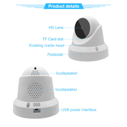 WiFi Camera Monitor Home Security Camera